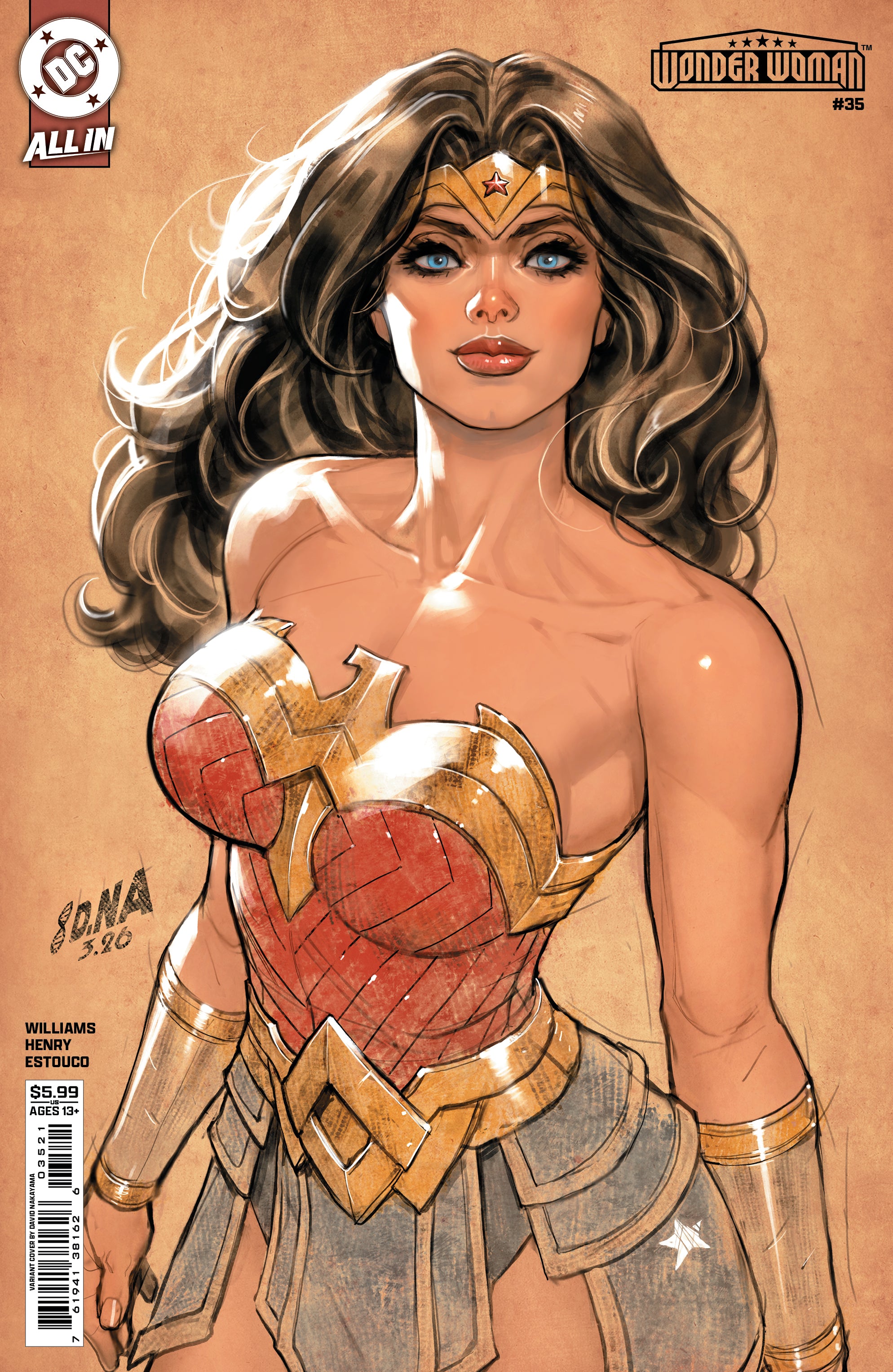 Wonder Woman Vol 6 35 Nakayama Variant (2026)