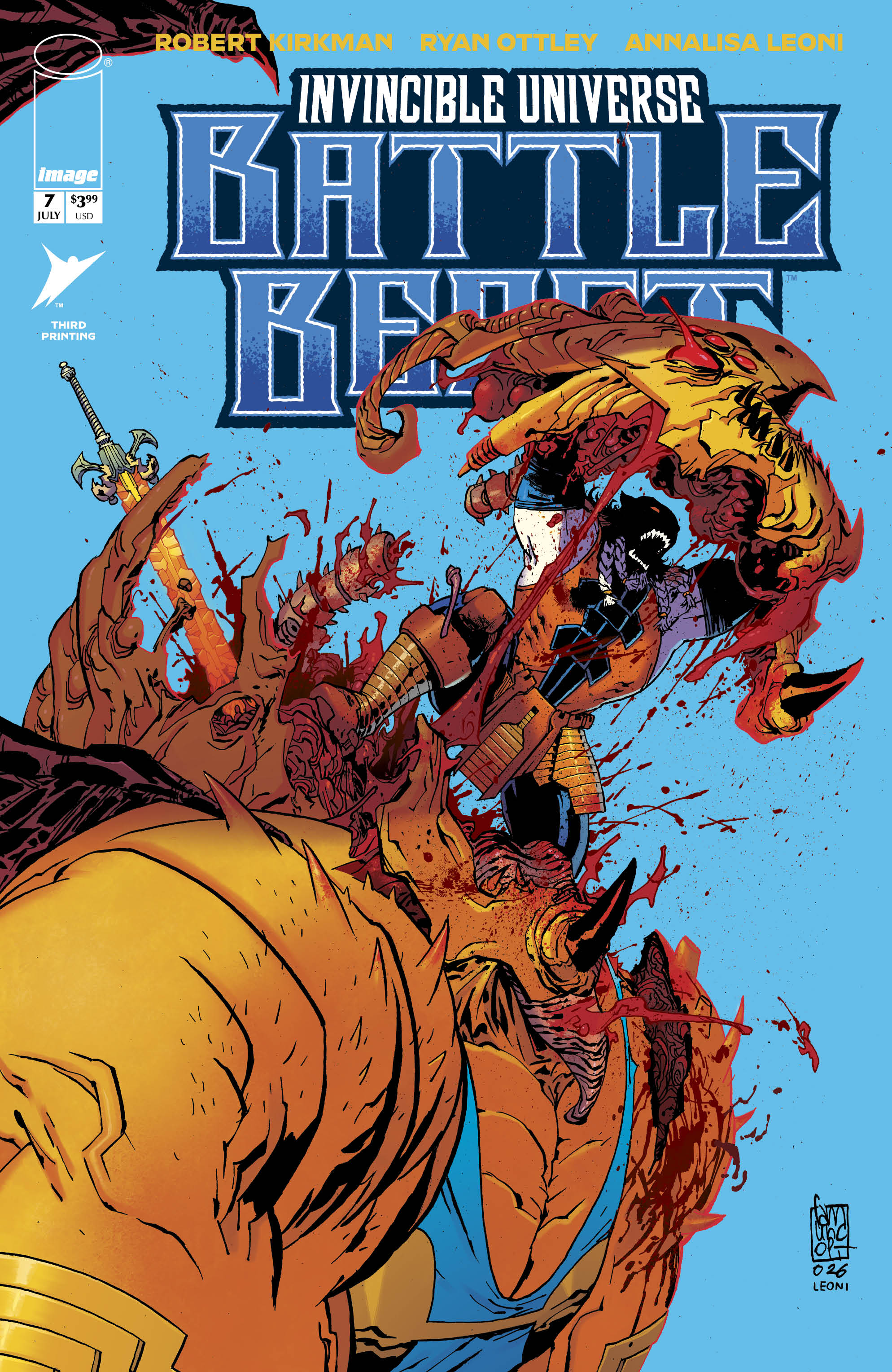 Invincible Universe Battle Beast 7 3Rd Print (2026)
