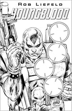 YOUNGBLOOD #100 2ND PTG CVR C B&W BLANK GUN SIGHT VAR thumbnail