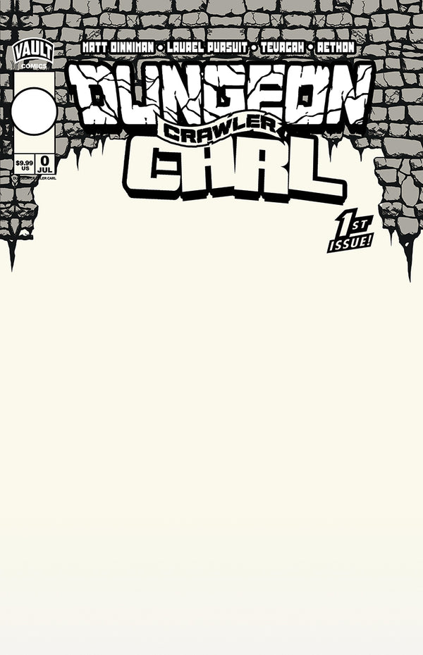 Dungeon Crawler Carl Special Edition 0 Sketch Blank Variant (2026)