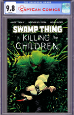 SWAMP THING IS KILLING THE CHILDREN #1 E FOIL VARIANT (DRESSED, FOIL, DELL'EDERA) thumbnail