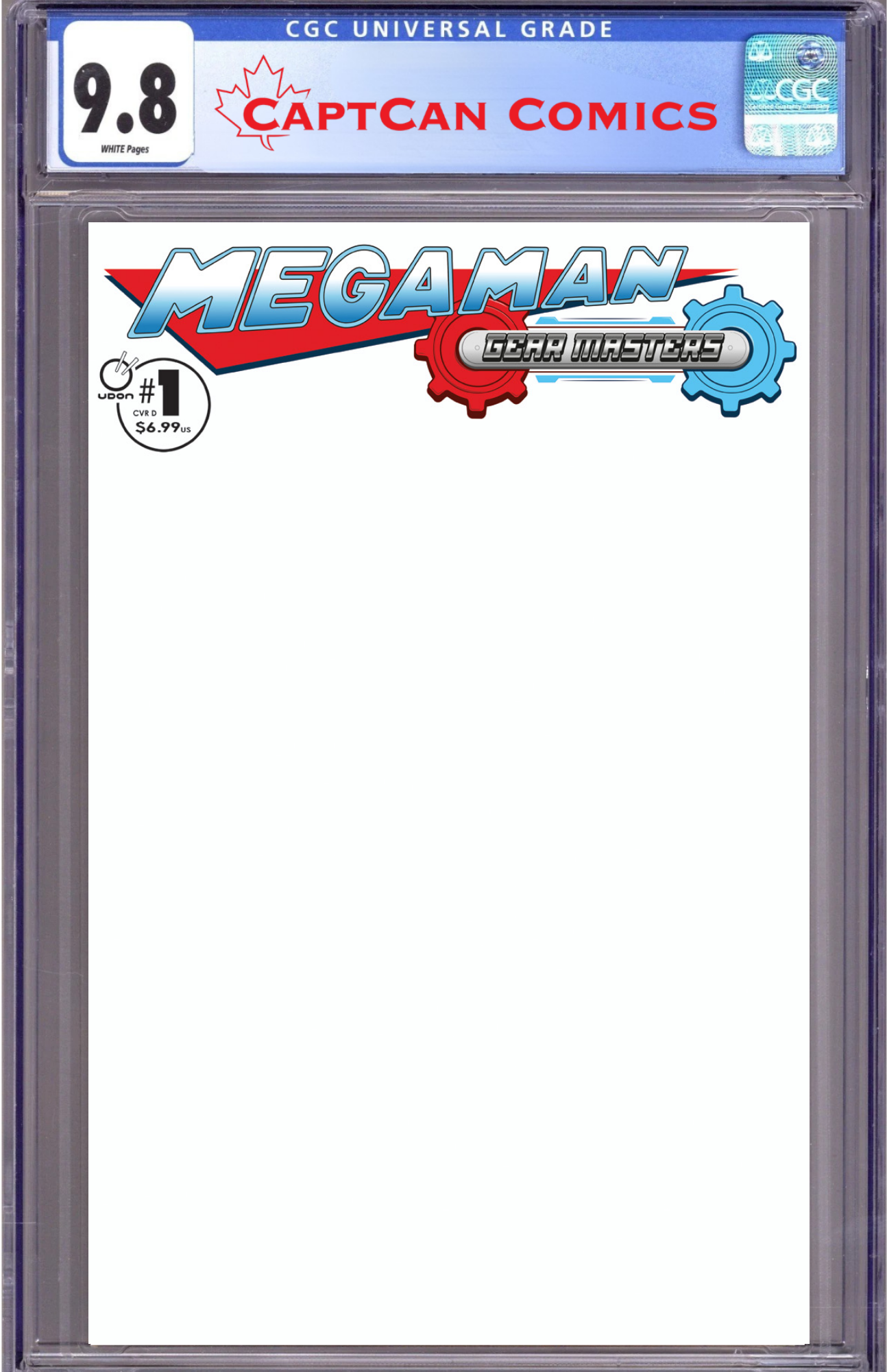 MEGA MAN GEAR MASTERS #1 (OF 5) CVR D BLANK SKETCH VAR