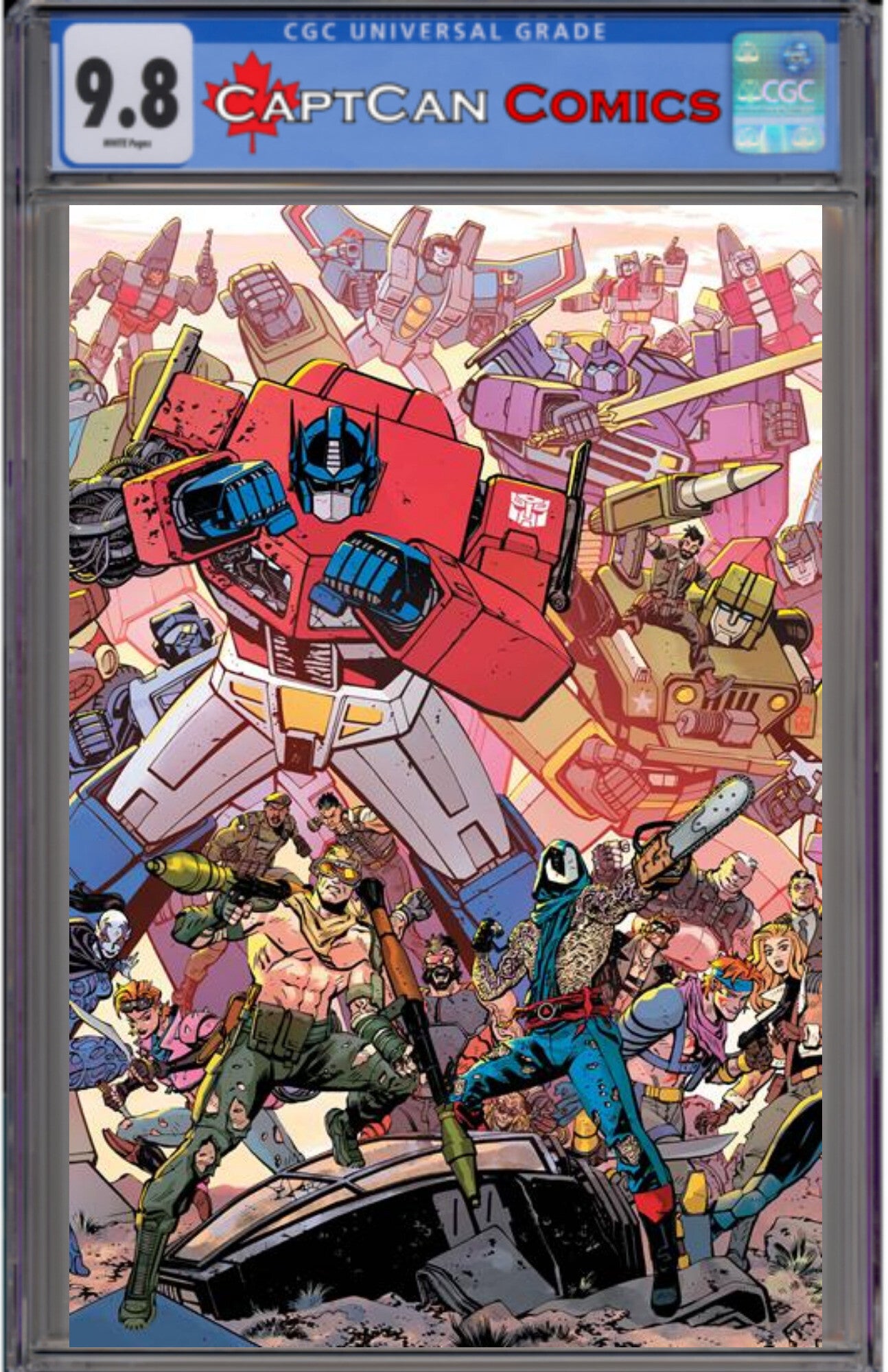 GI JOE #23 CVR F TOM REILLY & ADRIANO LUCAS TRANSFORMERS ENERGON UNIVERSE 3RD ANNIVERSARY CONNECTING VAR