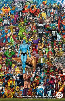 NEW HISTORY OF THE DC UNIVERSE #3 (OF 4) CVR D SCOTT KOBLISH LEGACY CARD STOCK VAR