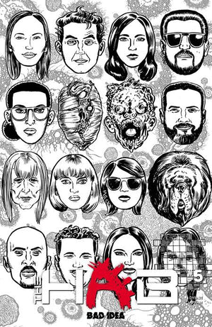 HAB #5 (OF 6) CVR C DAVID LAPHAM BW OUTBREAK SKULLS VAR