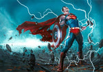 AVENGERS JLA #4 FACSIMILE EDITION CVR E GABRIELE DELL OTTO WRAPAROUND VAR thumbnail