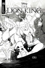 LION KING #5 CVR I EDWIN GALMON LINE ART VAR thumbnail