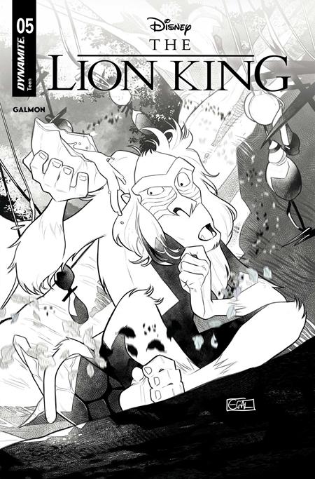 LION KING #5 CVR I EDWIN GALMON LINE ART VAR