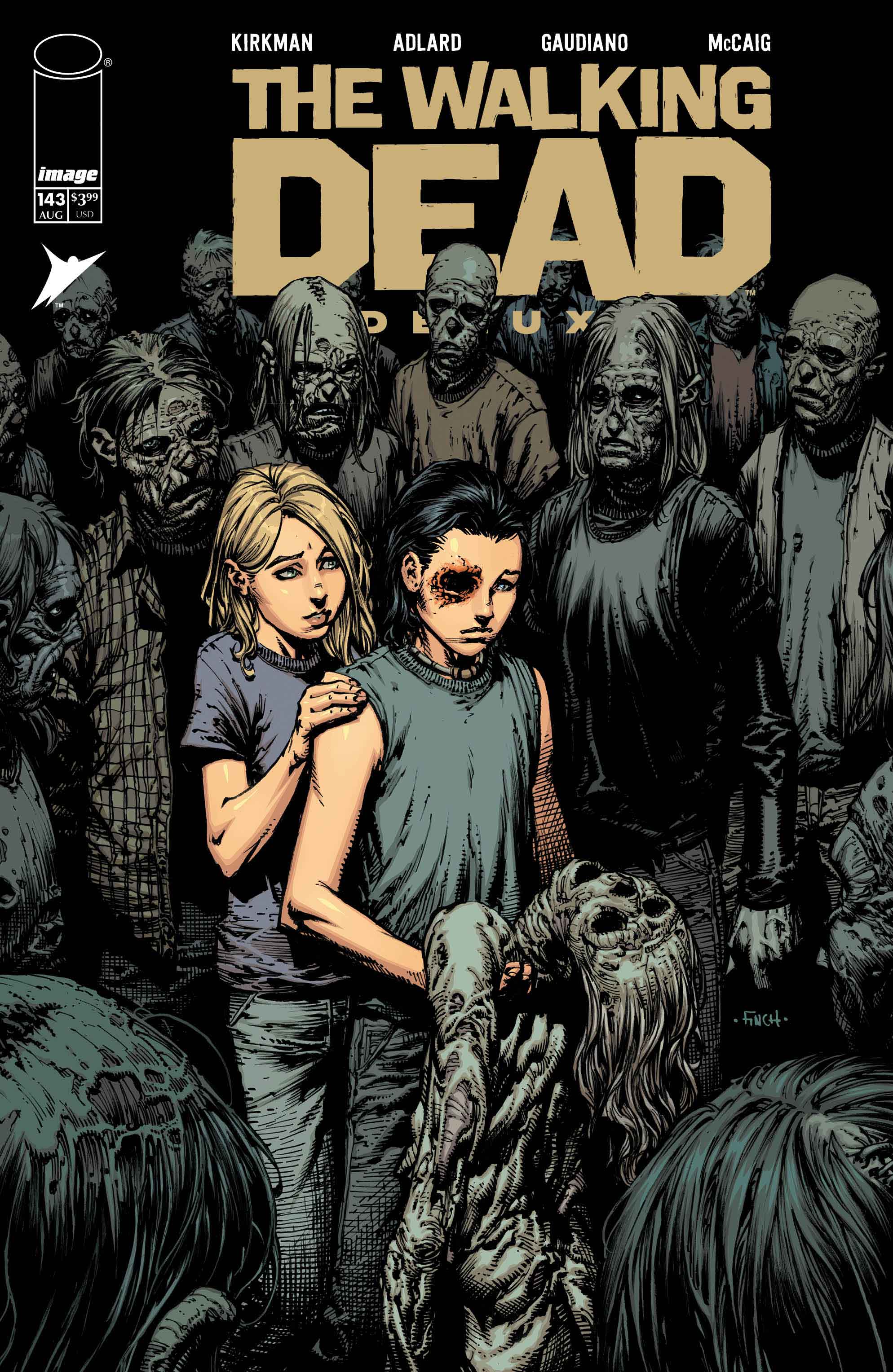 WALKING DEAD DELUXE #143 CVR A DAVID FINCH & DAVE MCCAIG (MR)