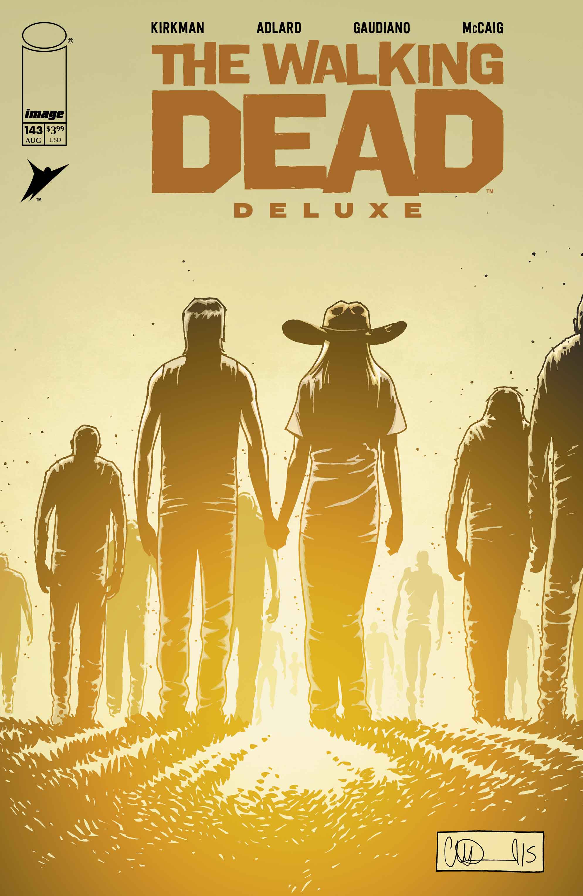 WALKING DEAD DELUXE #143 CVR B CHARLIE ADLARD & DAVE MCCAIG VAR (MR)