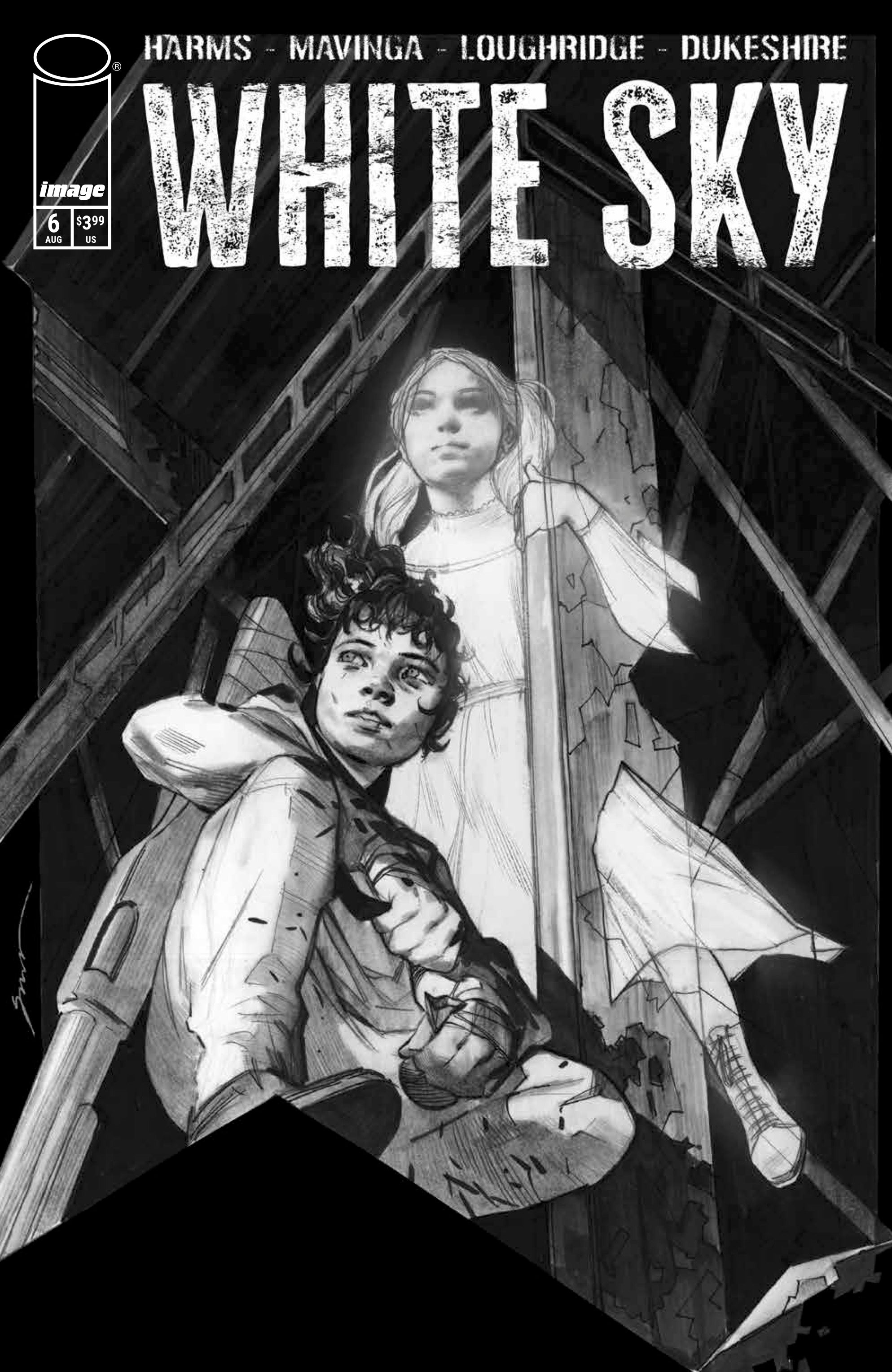 WHITE SKY #6 CVR D ELIZA IVANOVA B&W VAR (MR)