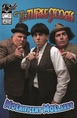 THREE STOOGES MAGNIFICENT MOELARKY #1 CVR D STOOGETALK PHOTO VAR thumbnail
