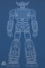 UFO ROBOT GRENDIZER #1 (OF 4) CVR E BLUEPRINT DENIS BAJRAM & BRICE COSSU VAR thumbnail