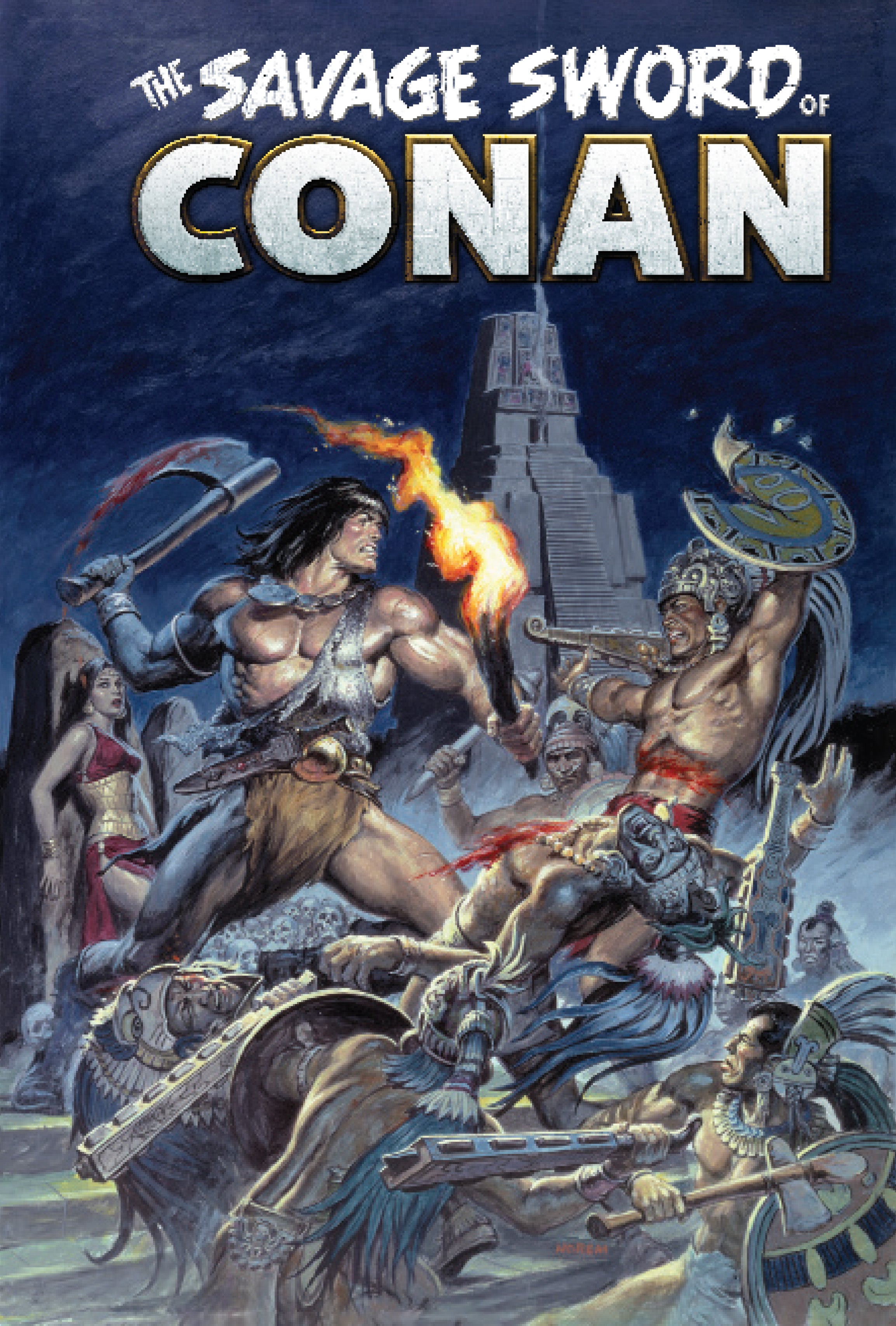 SAVAGE SWORD OF CONAN THE ORIGINAL COMICS OMNIBUS HC VOL 12 EARL NOREM DIRECT MARKET EDITION CVR (MR)
