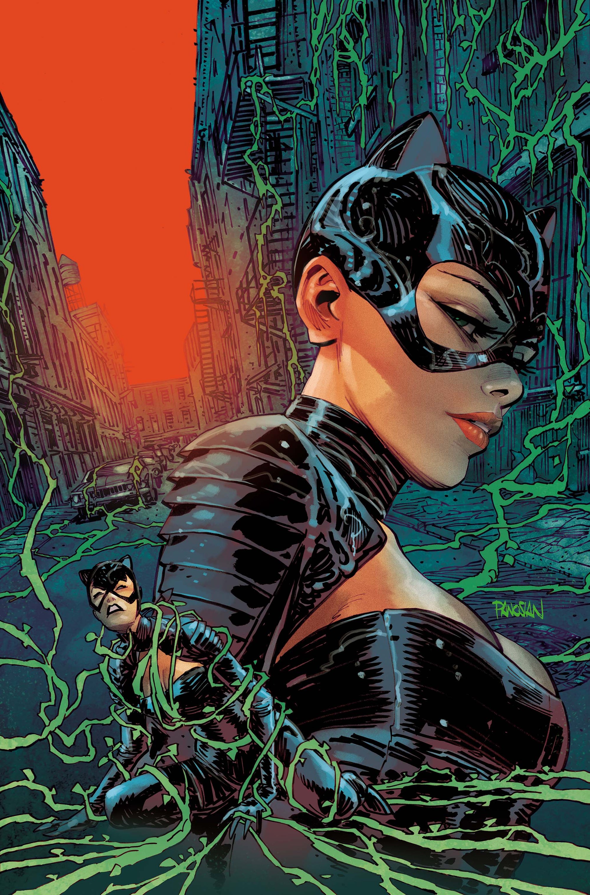 CATWOMAN #91 CVR E DAN PANOSIAN BAD SEEDS SPOT FOIL VAR (BATMAN BAD SEEDS)
