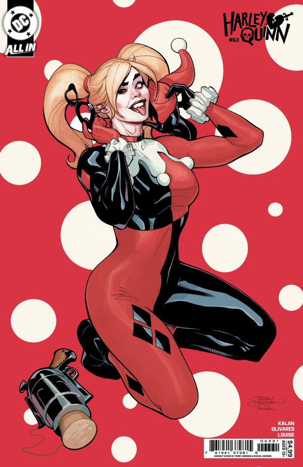 DF HARLEY QUINN #63 VARIANT SIGNED BY TERRY & RACHEL DODSON