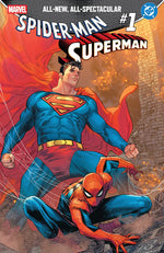 DF MARVEL/DC SPIDERMAN/SUPERMAN #1 MARCO CHECCHETTO COMICXPOSURE EXCLUSIVE thumbnail
