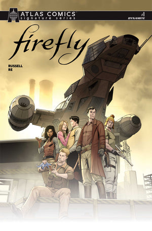 FIREFLY #1 CVR J ROBERT QUINN ATLAS EDITION SIGNED BY MARK RUSSELL