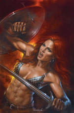 RED SONJA SHE DEVIL WITH A SWORD #5 CVR F LUCIO PARRILLO METAL PREMIUM VAR thumbnail