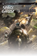 SPACE GHOST VS THE HERCULOIDS #1 CVR J FRANCESCO MATTINA ATLAS EDITION SIGNED BY DAVID PEPOSE VAR thumbnail
