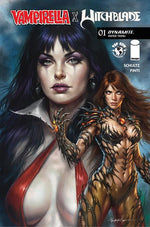VAMPIRELLA X WITCHBLADE SPECIAL #1 (ONE SHOT) CVR B LUCIO PARRILLO VAR thumbnail