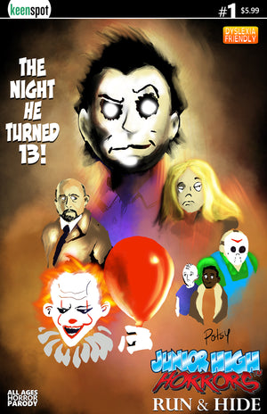 JUNIOR HIGH HORRORS RUN & HIDE #1 (ONE SHOT) CVR B ROB POTCHAK THE NIGHT HE TURNED 13 VAR