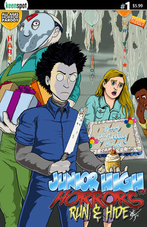 JUNIOR HIGH HORRORS RUN & HIDE #1 (ONE SHOT) CVR C ERIC KENT BIRTHDAY PARTY VAR