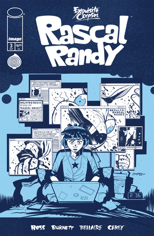 EXQUISITE CORPSES RASCAL RANDY #3 (OF 5) CVR C DYLAN BURNETT POLYBAGGED WITH COLLECTIBLE CARD VAR (MR)