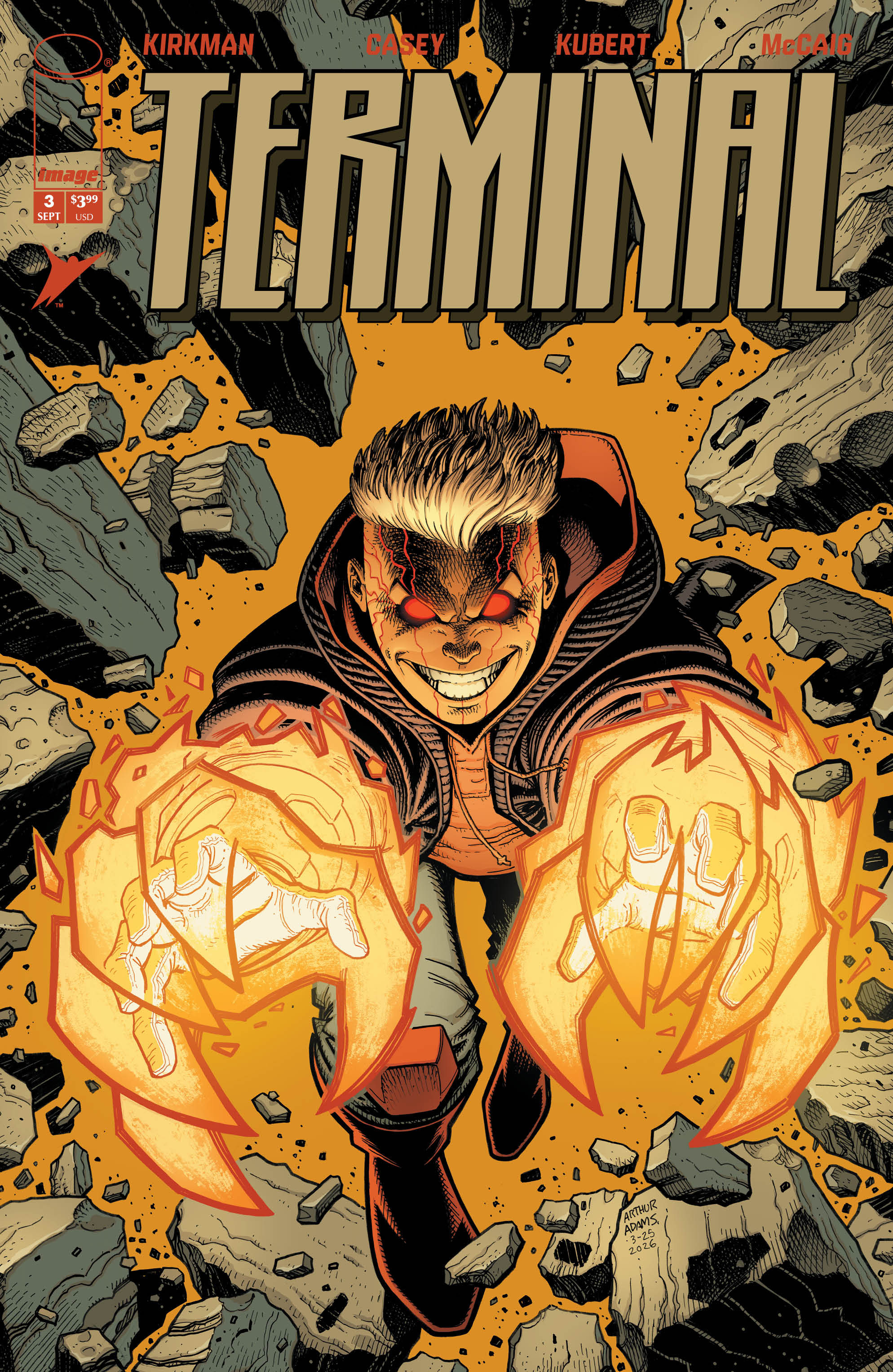 TERMINAL #3 CVR C ARTHUR ADAMS & DAVE MCCAIG VAR (MR)
