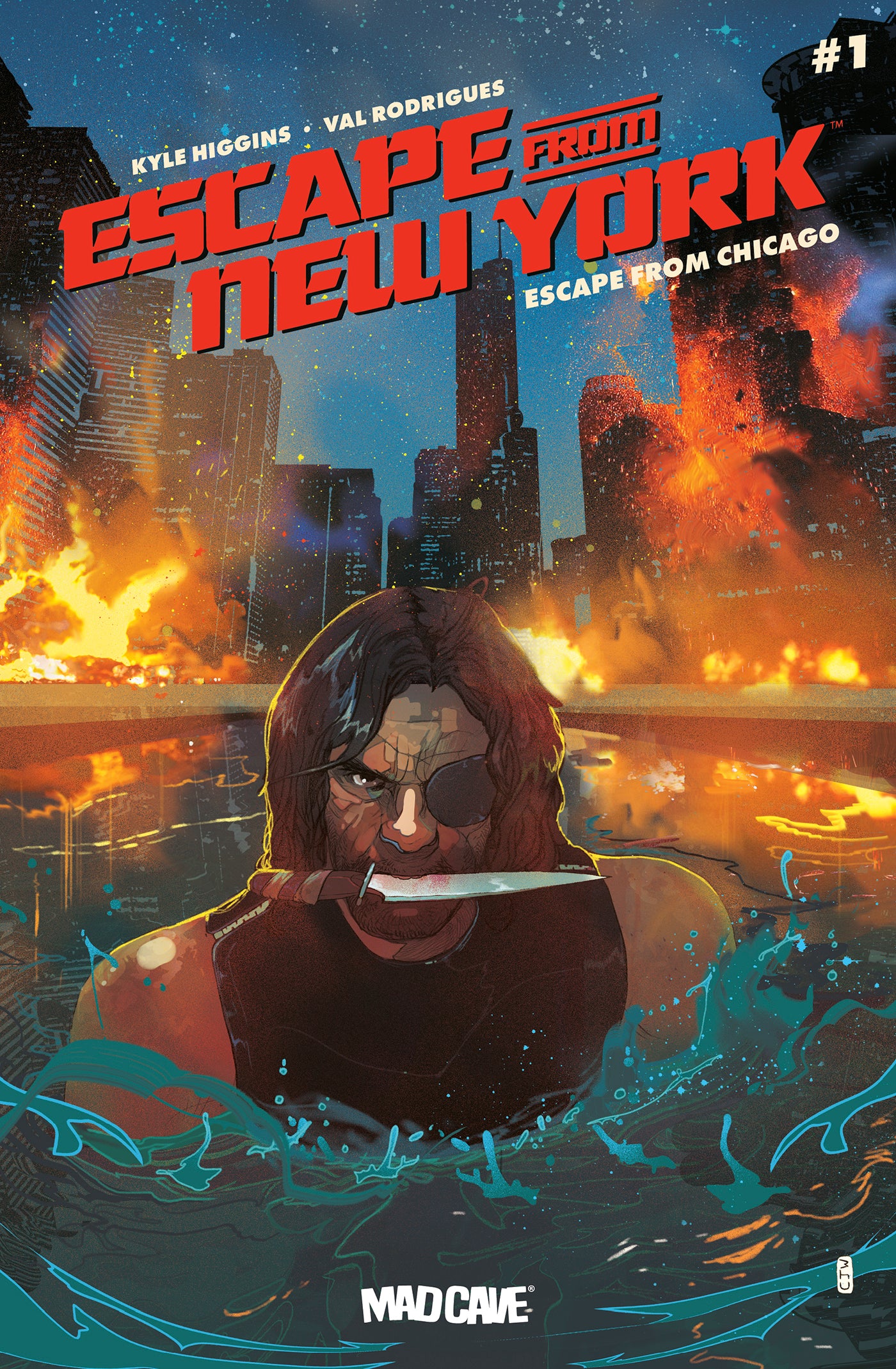 ESCAPE FROM NEW YORK ESCAPE FROM CHICAGO #1 CVR D CHRISTIAN WARD VAR