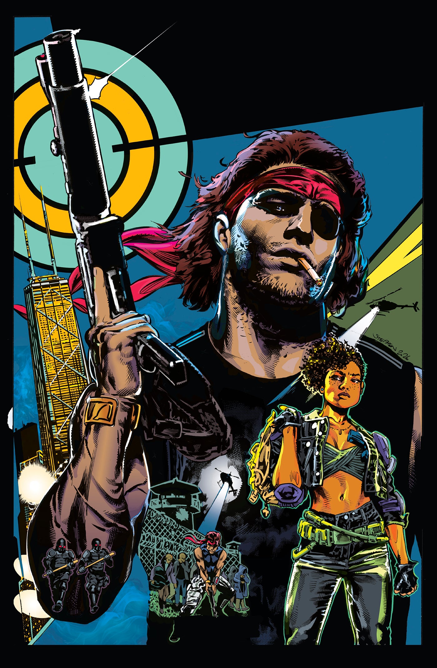 ESCAPE FROM NEW YORK ESCAPE FROM CHICAGO #1 CVR I STEPHEN MOONEY METAL VIRGIN VAR