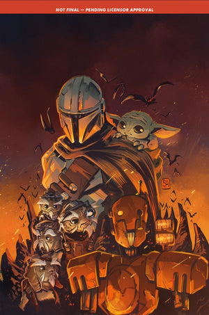 STAR WARS THE MANDALORIAN AND GROGU NIGHTMARE ON NEVARRO (ONE SHOT) CVR B ALESSANDRO RENALDI VAR