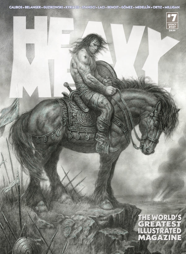 HEAVY METAL MAGAZINE #7 CVR B CALIBOS VAR