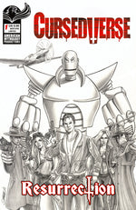 CURSEDVERSE RESURRECTION #1 CVR E MARK SPARACIO LTD B&W VAR thumbnail