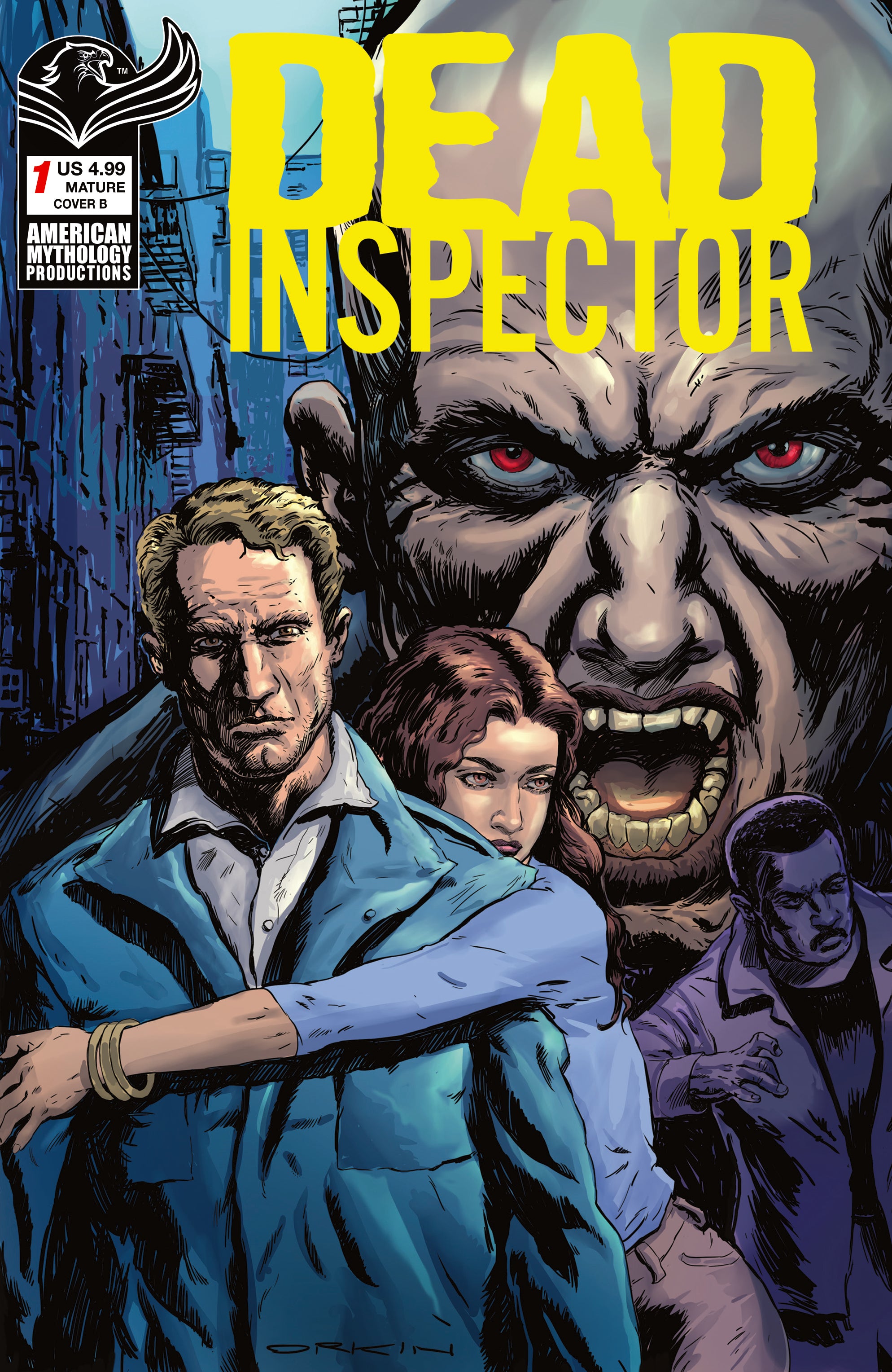 DEAD INSPECTOR #1 (OF 2) CVR B BARRY ORKIN VAR