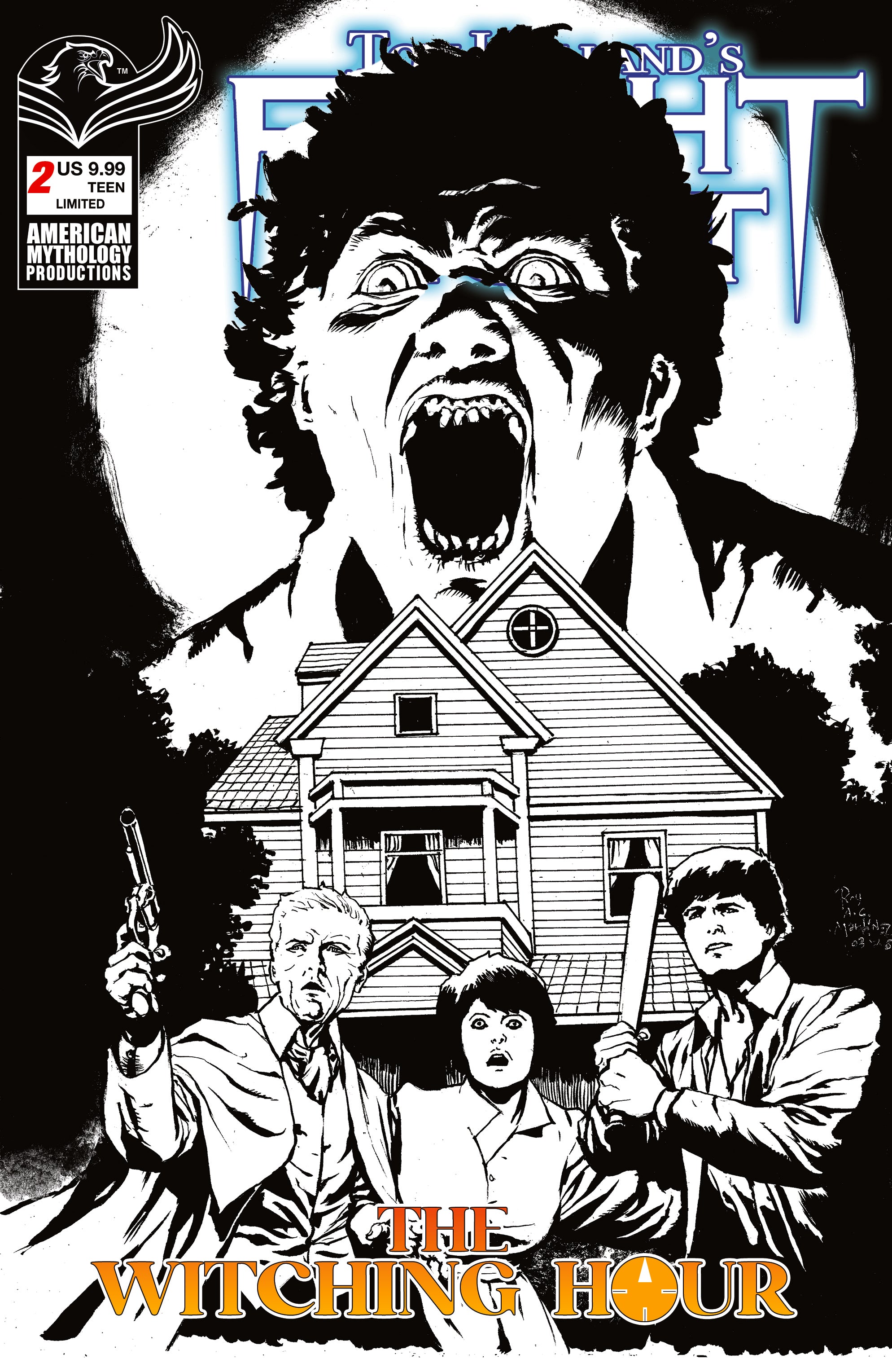 FRIGHT NIGHT WITCHING HOUR #2 (OF 2) CVR E ROY ALLAN MARTINEZ LTD B&W VAR