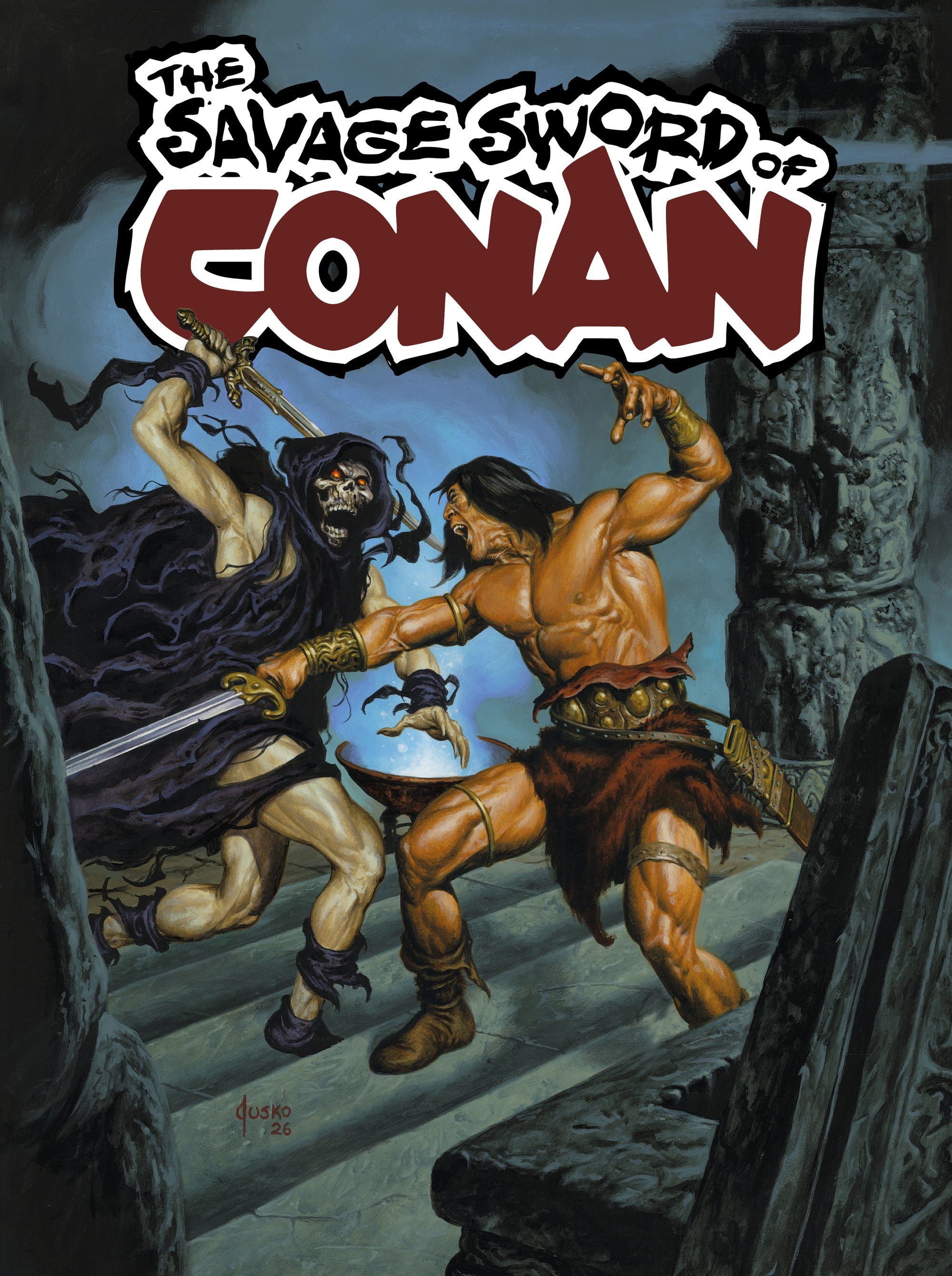 SAVAGE SWORD OF CONAN #16 CVR A JOE JUSKO (MR)