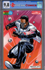 JUSTICE LEAGUE UNLIMITED #4 CVR E RYAN BENJAMIN BLACK HISTORY MONTH CARD STOCK VAR thumbnail