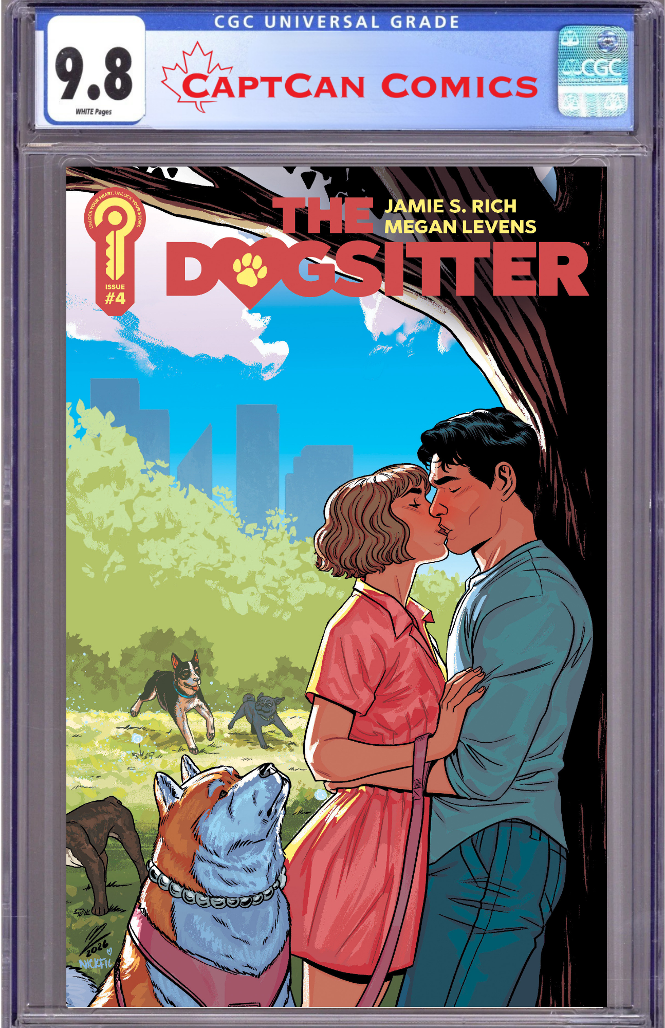 THE DOGSITTER #4 COVER A MEGAN LEVENS