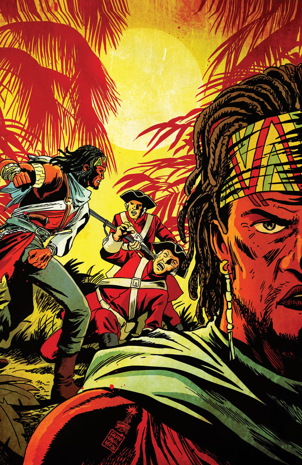 SHAQUILLE ONEAL PRESENTS VENGEANCE UNCHAINED THE LEGEND OF BLACK CAESAR #1 (OF 5) CVR F FRANCESCO FRANCAVILLA CONNECTING FOIL VAR