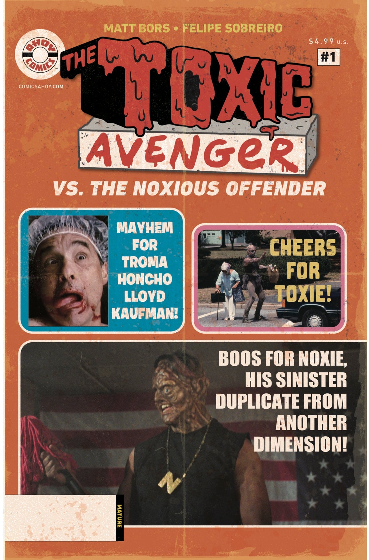 Toxic Avenger vs the Noxious Offender #1 Photo Variant