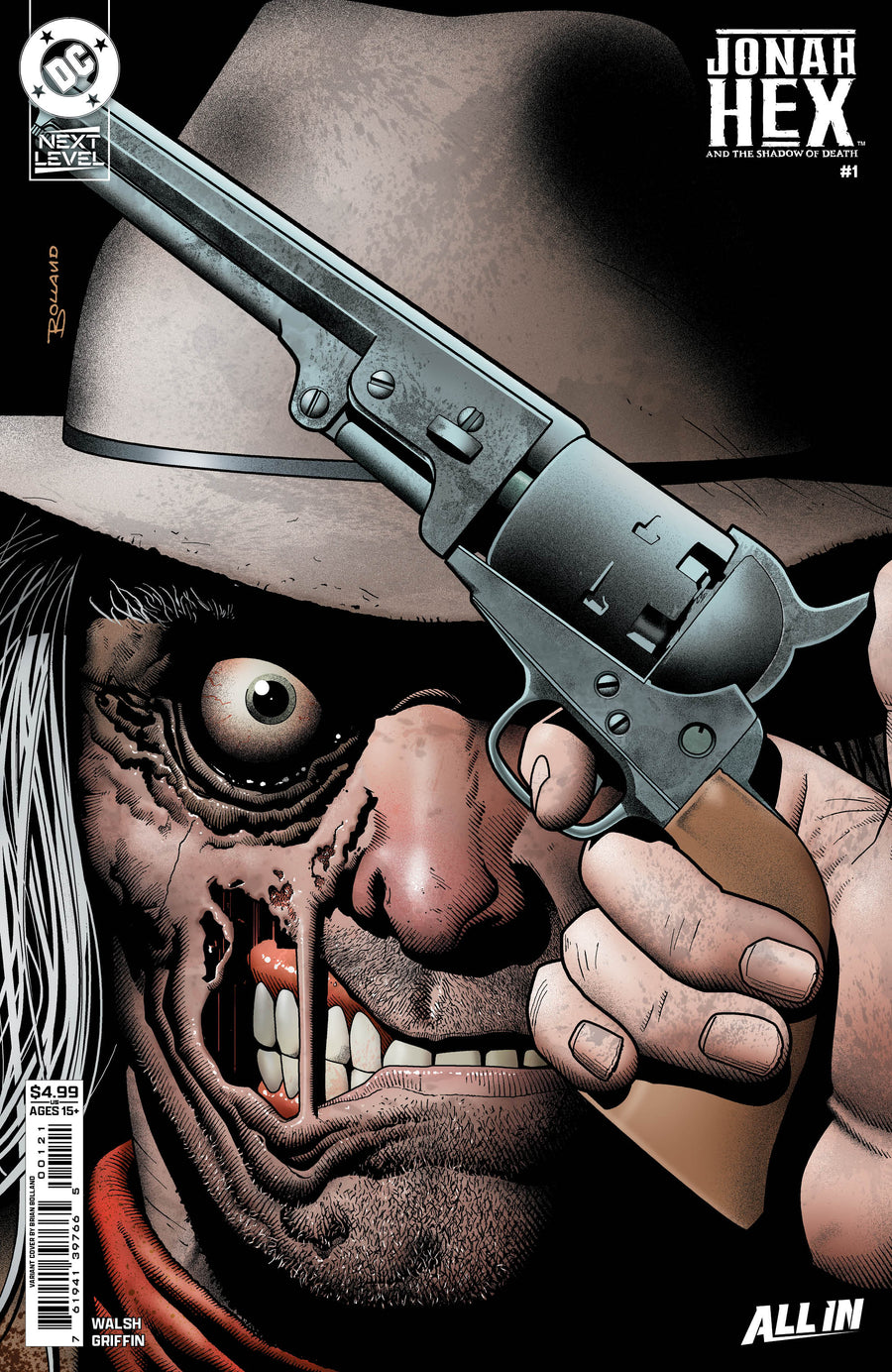 Jonah Hex and the Shadow of Death #1 Bolland Variant