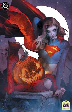 SUPERGIRL #18 CVR E DAN QUINTANA HALLOWEEN GLOW-IN-THE-DARK CARD STOCK VAR