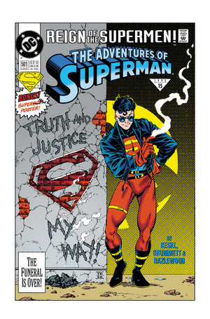 ADVENTURES OF SUPERMAN #501 FACSIMILE EDITION CVR A TOM GRUMMETT