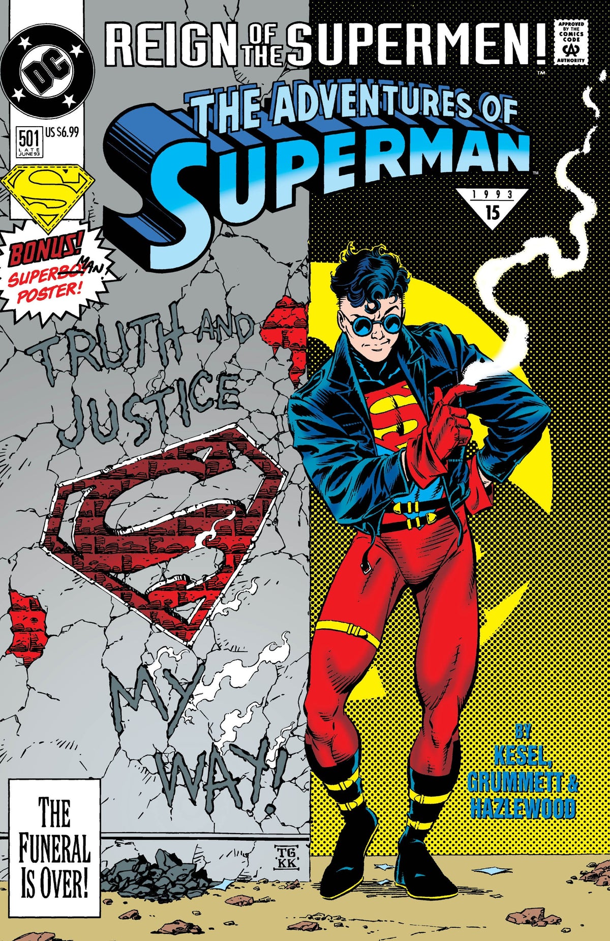 Adventures of Superman #501 Foil Variant