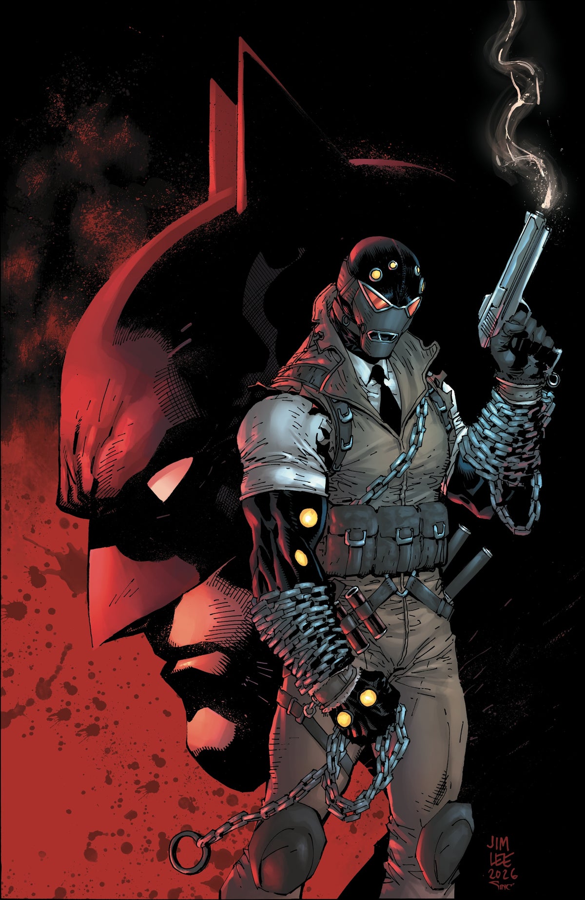 BATMAN #14 CVR K JIM LEE BUILDING BAD FOIL VAR (BATMAN BAD SEEDS)