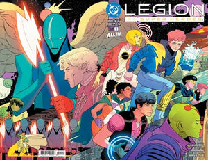 LEGION OF SUPER-HEROES #1 SECOND PRINTING CVR A HAYDEN SHERMAN WRAPAROUND