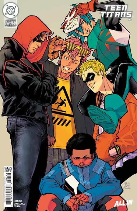 TEEN TITANS #1 SECOND PRINTING CVR B RICKIE YAGAWA & TAMRA BONVILLAIN CARDSTOCK VAR