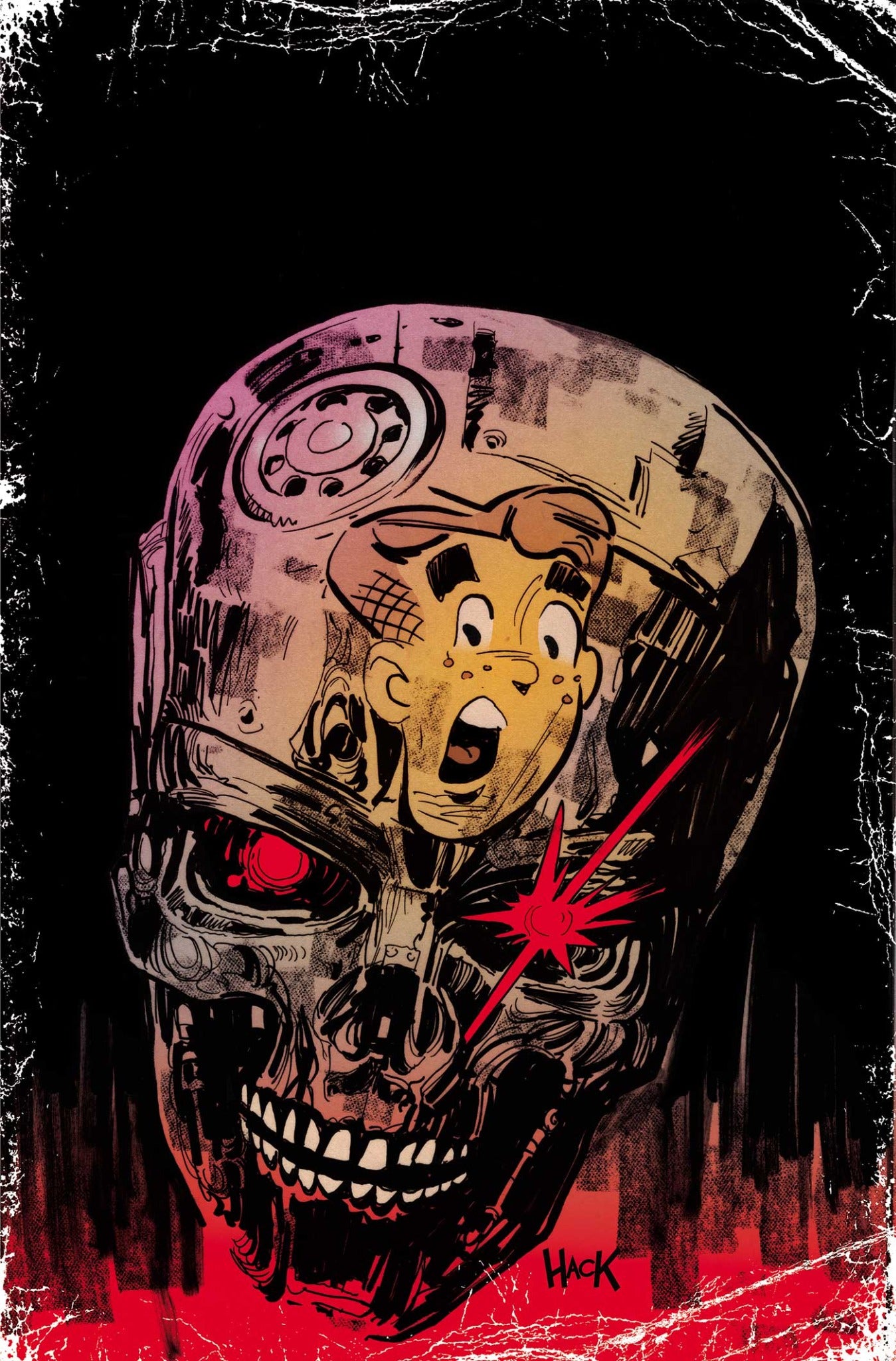 ARCHIE VS THE TERMINATOR #1 CVR I ROBERT HACK LTD VIRGIN VAR