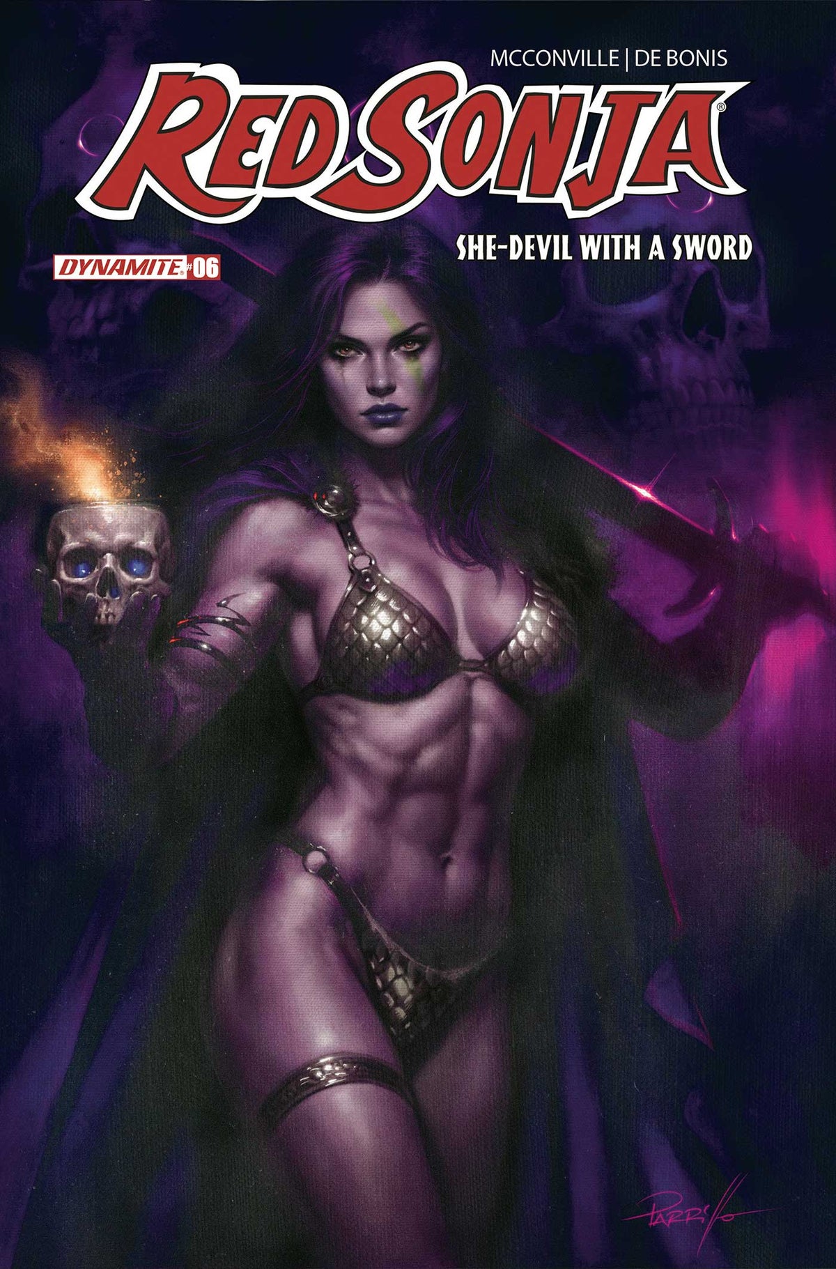 Red Sonja She Devil With a Sword #6 Ultraviolet UV Variant